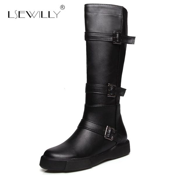 lsewilly women motorcycle boots black white knee high boots women winter shoes female buckle platform booties drop shipping s950
lsewilly women motorcycle boots black white knee high boots women winter shoes female buckle platform booties drop shipping s950