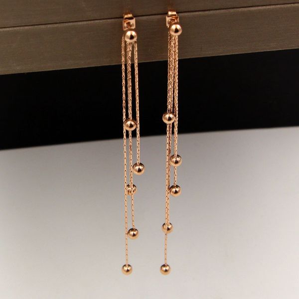 dangle & chandelier wholesale fashion festival chain steel ball rose gold tassel earrings long beads women jewelry to send, Silver
dangle & chandelier wholesale fashion festival chain steel ball rose gold tassel earrings long beads women jewelry to send, Silver