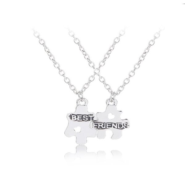 creativity geometric puzzle shape two petals necklace friends letter pendant splice alloy friendship birthday gift, Silver
creativity geometric puzzle shape two petals necklace friends letter pendant splice alloy friendship birthday gift, Silver