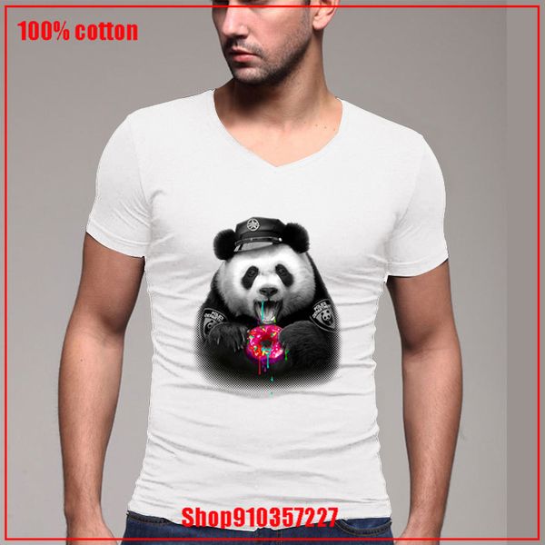 donut cop panda v-neck t shirt short sleeve basic tee charismatic guy color diversified couple t-shirts 100% cotton soft
donut cop panda v-neck t shirt short sleeve basic tee charismatic guy color diversified couple t-shirts 100% cotton soft