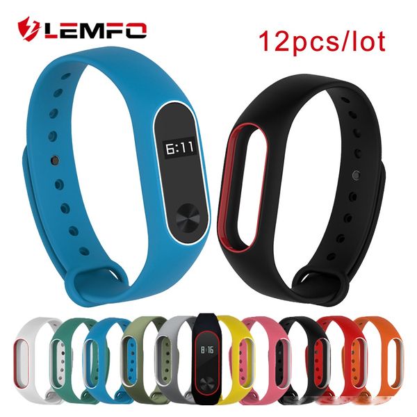 12pcs/lot wholesale for mi band 2 strap xiaomi mi band 2 bracelet double color silicone replacement band smart accessories
12pcs/lot wholesale for mi band 2 strap xiaomi mi band 2 bracelet double color silicone replacement band smart accessories