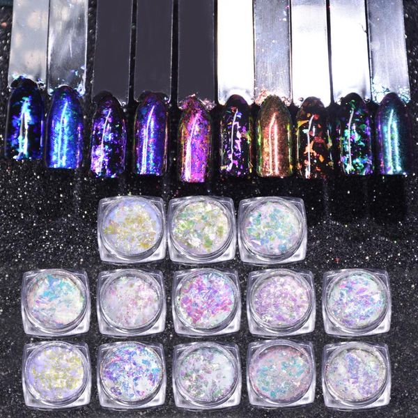beautybigbang new 0.15g nail art flakes chameleon glitter chrome nail powder holographic decoration sequins accessories, Silver;gold
beautybigbang new 0.15g nail art flakes chameleon glitter chrome nail powder holographic decoration sequins accessories, Silver;gold