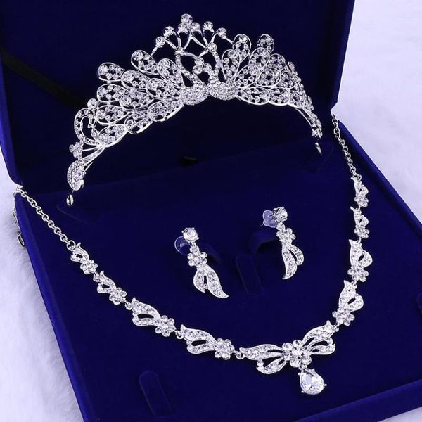 bride crystal butterfly leaf costume jewelry sets wedding jewelry set rhinestone choker necklace earrings tiaras crown set women, Silver
bride crystal butterfly leaf costume jewelry sets wedding jewelry set rhinestone choker necklace earrings tiaras crown set women, Silver