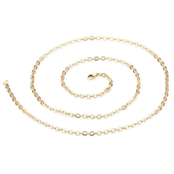 fashion stainless steel link chain necklace for women men gold-color jewelry gift, Silver
fashion stainless steel link chain necklace for women men gold-color jewelry gift, Silver