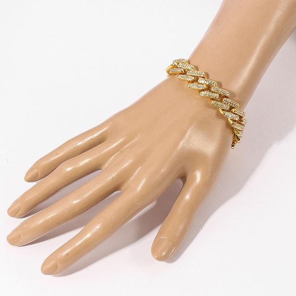 charm bracelets metal pave chain zircon chunky bracelet hip hop iced techno 20", Golden;silver
charm bracelets metal pave chain zircon chunky bracelet hip hop iced techno 20", Golden;silver