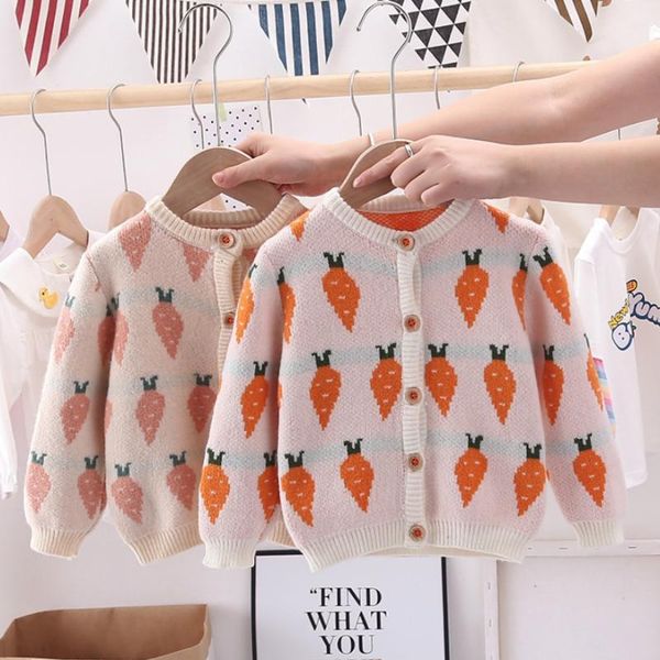 pullover autumn winter knitted cardigan sweater for baby girl clothes lovely radish pattern children sweaters kids wear christmas gifts, Blue
pullover autumn winter knitted cardigan sweater for baby girl clothes lovely radish pattern children sweaters kids wear christmas gifts, Blue