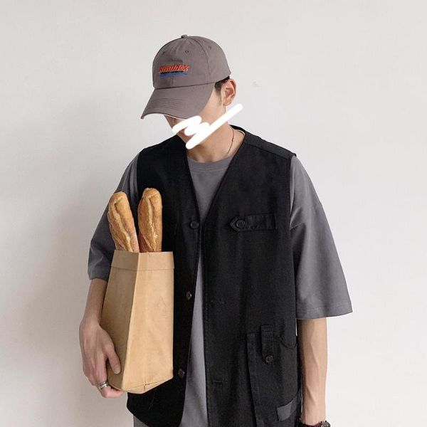 men' tank european and american tooling style loose vest multi pocket pographer trend casual fishing large size m-2xl, White;black
men' tank european and american tooling style loose vest multi pocket pographer trend casual fishing large size m-2xl, White;black