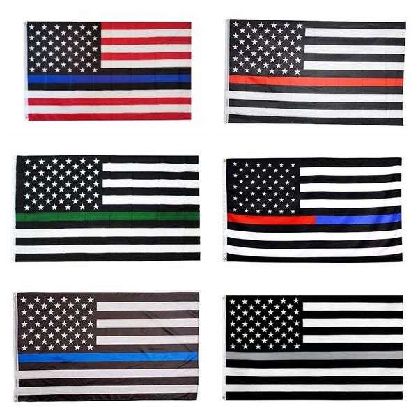 us stock 3x5ft 60pcs thin blue line red line flags 2020 6 styles polyester flag us police fire respect and honor banner flags party supplies
us stock 3x5ft 60pcs thin blue line red line flags 2020 6 styles polyester flag us police fire respect and honor banner flags party supplies