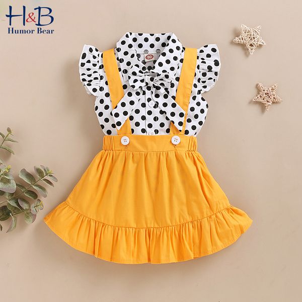 humor bear girls set new summer sleeve polka dot suspender skirt outfits college style 2pcs children clothes, White
humor bear girls set new summer sleeve polka dot suspender skirt outfits college style 2pcs children clothes, White