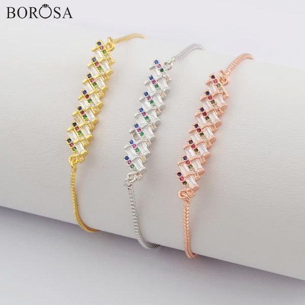 charm bracelets borosa wholesale bar metal cz micro paved connectors 10" adjustable rainbow women bracelet girls jewelry wx1145-b, Golden;silver
charm bracelets borosa wholesale bar metal cz micro paved connectors 10" adjustable rainbow women bracelet girls jewelry wx1145-b, Golden;silver