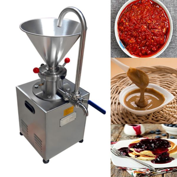 commercial type 60 peanut sesame grinder butter chocolate bean colloid mill stainless steel jam making machine
commercial type 60 peanut sesame grinder butter chocolate bean colloid mill stainless steel jam making machine