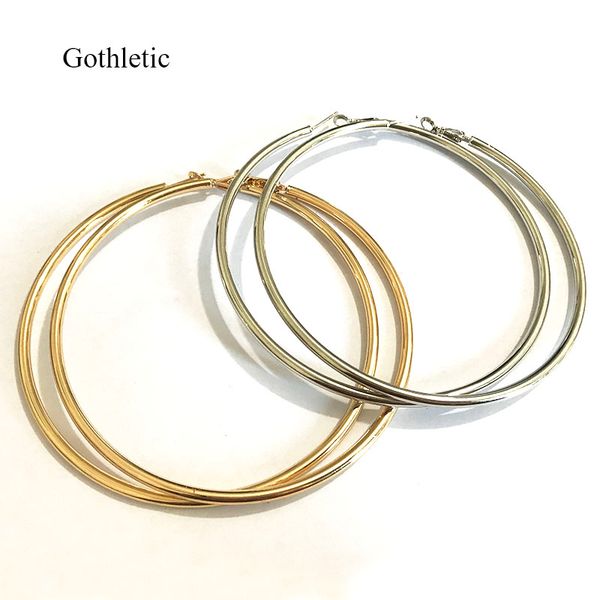gold/rhodium color 3mm thick copper hoop earrings 70/80/90mm big minimalist round circle earrings for women fashion jewelry, Golden;silver
gold/rhodium color 3mm thick copper hoop earrings 70/80/90mm big minimalist round circle earrings for women fashion jewelry, Golden;silver
