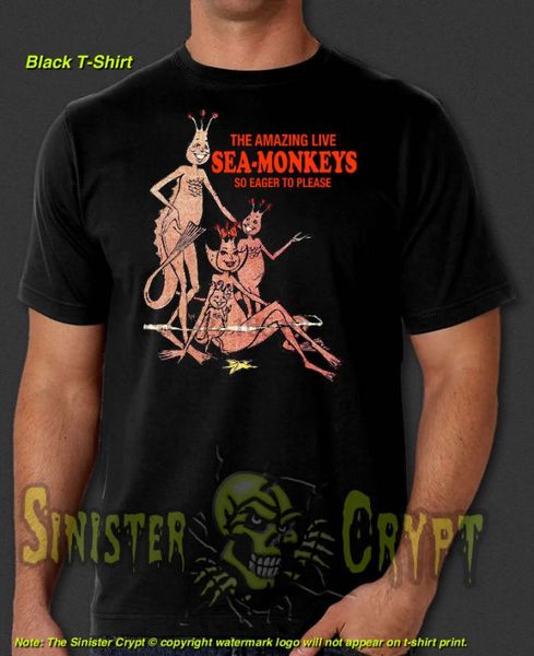 sea-monkeys 1960s 1970s comics comic books mid century new t-shirt s-6xl