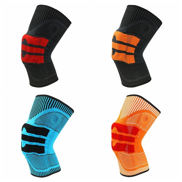 3d knee support patella knee protector elastic brace silicone spring pads knitted compression sleeves support 2020 hot, Black;gray
3d knee support patella knee protector elastic brace silicone spring pads knitted compression sleeves support 2020 hot, Black;gray