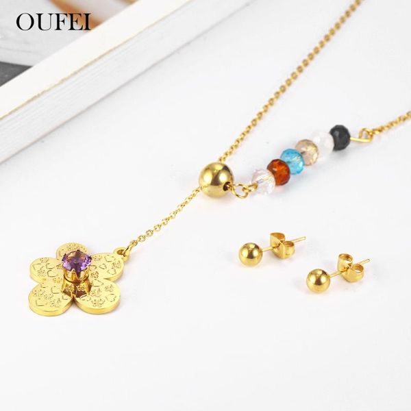 oufei charm necklace earrings set woman 2020 stainless steel jewelry accessories bohemian wholesale lots bulk, Silver
oufei charm necklace earrings set woman 2020 stainless steel jewelry accessories bohemian wholesale lots bulk, Silver