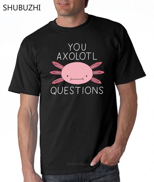 you axolotl questions animal t shirt funny vintage gift for men women male brand teeshirt men summer cotton t shirt
you axolotl questions animal t shirt funny vintage gift for men women male brand teeshirt men summer cotton t shirt