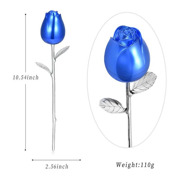 iju003 stainless steel cremation blue rose flower with box souvenir colorful flower souvenir, Silver
iju003 stainless steel cremation blue rose flower with box souvenir colorful flower souvenir, Silver