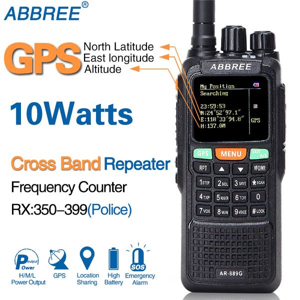 abbree ar-889g gps 10w walkie talkie 889g sos 999ch cross band night mode dual band vhf uhf ham cb radio hf transceiver
abbree ar-889g gps 10w walkie talkie 889g sos 999ch cross band night mode dual band vhf uhf ham cb radio hf transceiver