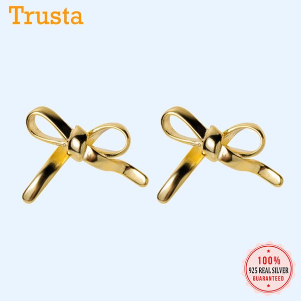 stud trustdavis genuine 100% 925 sterling silver cute bowknot earrings for women fashion jewelry wholesale da415, Golden;silver
stud trustdavis genuine 100% 925 sterling silver cute bowknot earrings for women fashion jewelry wholesale da415, Golden;silver