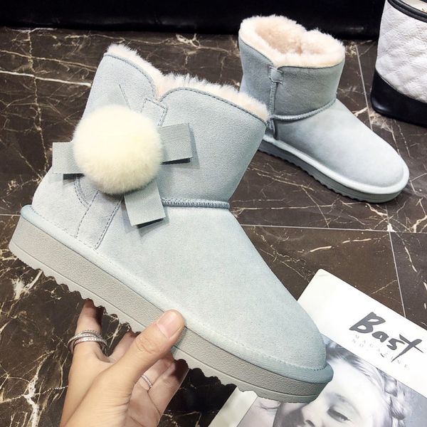 boots swyivy women ankle snow 2021 fashion genuine leather non-slip natural fur thick winter sweet bow, Black
boots swyivy women ankle snow 2021 fashion genuine leather non-slip natural fur thick winter sweet bow, Black