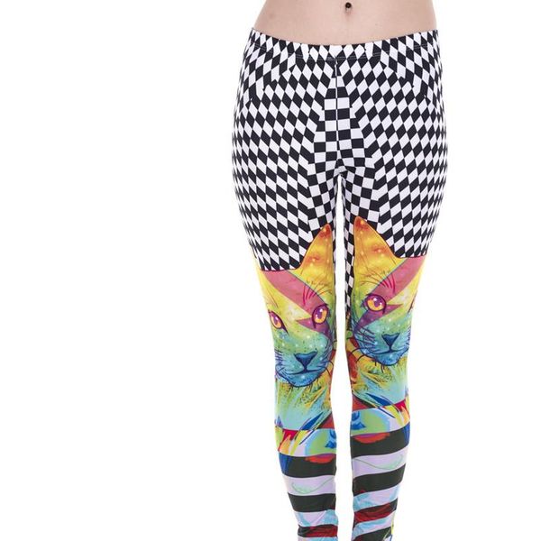 fashion women leggings colorful hypnotic cat printed leggins fitness legging high waist woman pants, Black
fashion women leggings colorful hypnotic cat printed leggins fitness legging high waist woman pants, Black
