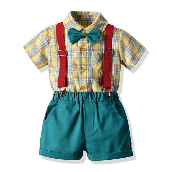 new baby clothing 2020 summer baby suits multicolor lattice short-sleeved shirt detachable strap shorts two-piece baby, White
new baby clothing 2020 summer baby suits multicolor lattice short-sleeved shirt detachable strap shorts two-piece baby, White