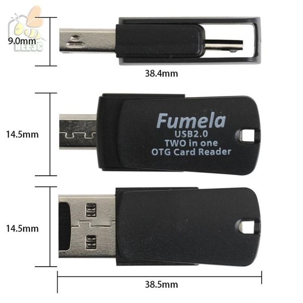 two in one universal card reader mobile phone pc card reader micro usb otg card reader otg tf / sd memory android otg 300pcs
two in one universal card reader mobile phone pc card reader micro usb otg card reader otg tf / sd memory android otg 300pcs
