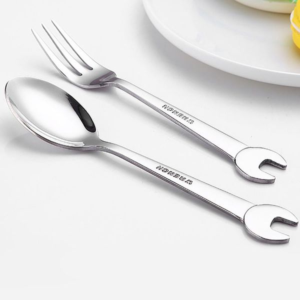 cutlery kitchen forks spoon set wrench creative steel stainless fork dessert korean soup fruit dinnerware dinner salad kzsck packing2010
cutlery kitchen forks spoon set wrench creative steel stainless fork dessert korean soup fruit dinnerware dinner salad kzsck packing2010
