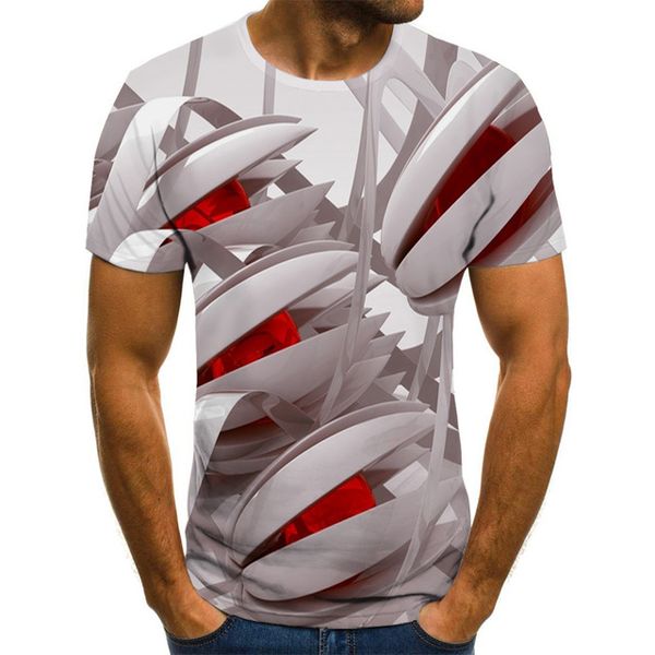 vision design male 3d 3d print shirts harajuku plus size horror men clothing