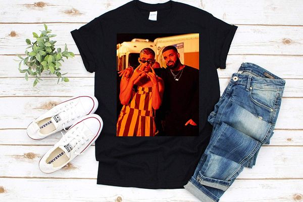 whaletee bad банни и drake concert рубашка - drake t shirt - bad банни тенниска