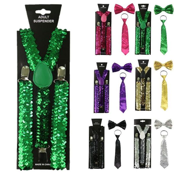 fashion men women solid colors sequined adjustable straight clip suspenders with bowtie party clothes accessories 2.5cm wide#g3, Blue;purple
fashion men women solid colors sequined adjustable straight clip suspenders with bowtie party clothes accessories 2.5cm wide#g3, Blue;purple