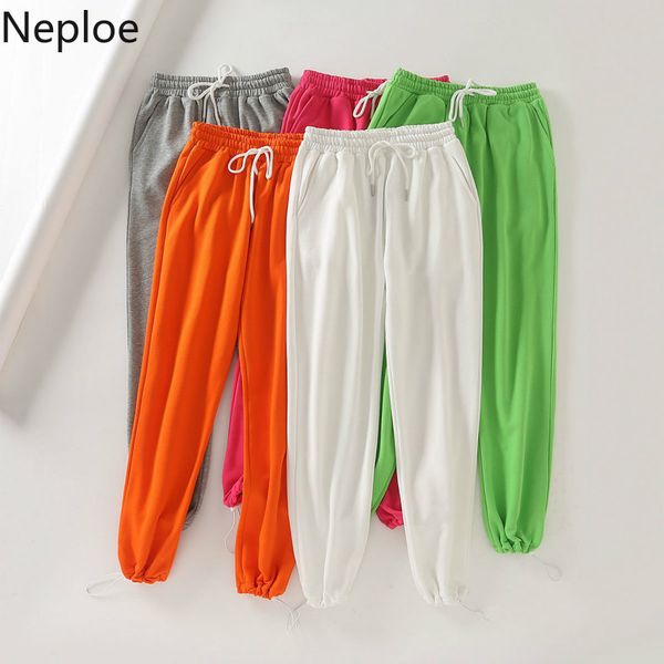 neploe 2020 autumn new solid sweat pants korean lace up stretch high waist women pants causal new long trousers femme 4e341, Black;white
neploe 2020 autumn new solid sweat pants korean lace up stretch high waist women pants causal new long trousers femme 4e341, Black;white