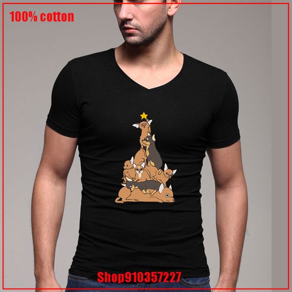 christmas tree chihuahua v-neck t shirt letter print gift drinker tee shirt male cotton creative design summer fashion
christmas tree chihuahua v-neck t shirt letter print gift drinker tee shirt male cotton creative design summer fashion