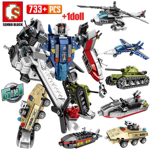 building city engineering robot excavator police brick technic car truck toys sembo kids block tank 6in1 military transformation qylozg
building city engineering robot excavator police brick technic car truck toys sembo kids block tank 6in1 military transformation qylozg