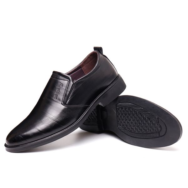 dress shoes men formal men's handmade business wedding genuine leather lace-up male, Black
dress shoes men formal men's handmade business wedding genuine leather lace-up male, Black