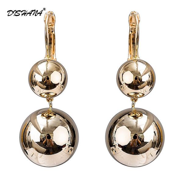 fashion trendy long drop earrings for women gold color dangle piercing shining ball shape earring wedding jewelry e0732, Golden
fashion trendy long drop earrings for women gold color dangle piercing shining ball shape earring wedding jewelry e0732, Golden