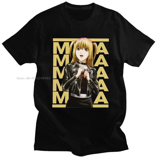 kawaii name misa anime t shirt men pre-shrunk cotton casual t-shirt short sleeved manga death note tee 
kawaii name misa anime t shirt men pre-shrunk cotton casual t-shirt short sleeved manga death note tee