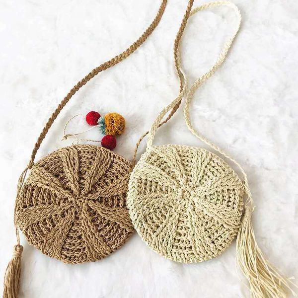 women bohemia style hand woven bag round rattan straw beach circle beach bags totes straw woven rattan basket bag
women bohemia style hand woven bag round rattan straw beach circle beach bags totes straw woven rattan basket bag