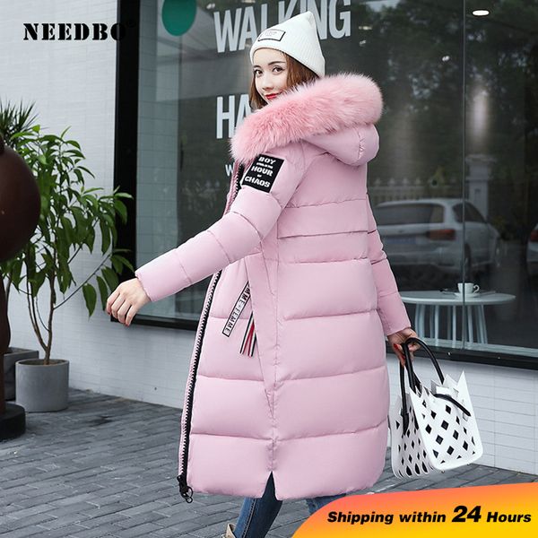 needbo winter jacket women fur collar long parka warm slim woman winter coats and puffer jacket padded outwear long coat women 200928, Black
needbo winter jacket women fur collar long parka warm slim woman winter coats and puffer jacket padded outwear long coat women 200928, Black