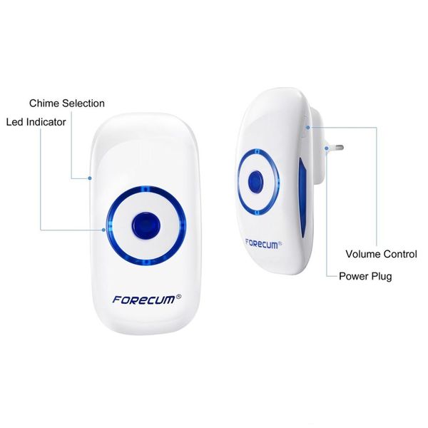 forecum 8 digital door bell 36 songs eu/us plug long distance remote control receiving led motion sensor doorbells 50se/lot
forecum 8 digital door bell 36 songs eu/us plug long distance remote control receiving led motion sensor doorbells 50se/lot