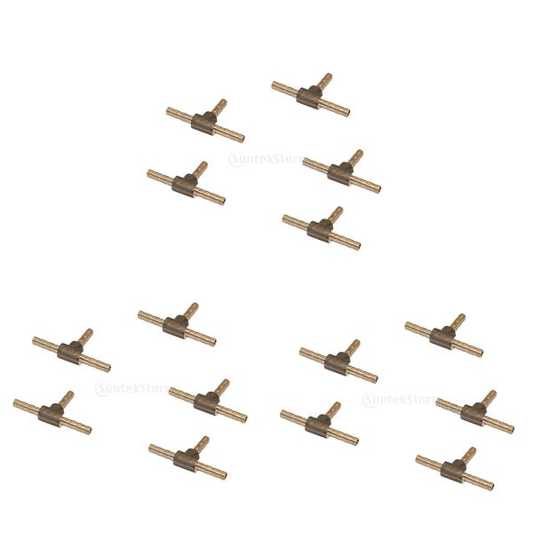 15pcs brass hose barb t-shaped tee t union barbed tube pipe fitting coupler connector adapter 4mm
15pcs brass hose barb t-shaped tee t union barbed tube pipe fitting coupler connector adapter 4mm