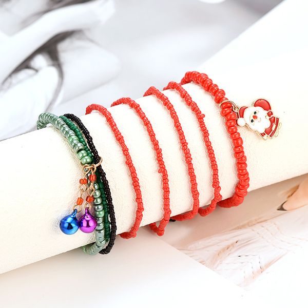 beaded, strands *bracelet women christmas multi-layer bracelet santa claus jewelry party gift for girl boy, Black
beaded, strands *bracelet women christmas multi-layer bracelet santa claus jewelry party gift for girl boy, Black