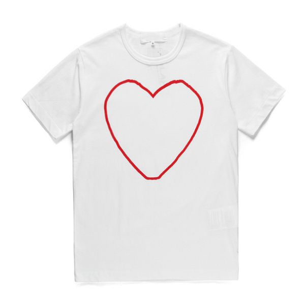 20ss womens red heart t shirts summer casual men shirt short sleeve tee fashion heart print funny couple tees clothes size s-xl, White
20ss womens red heart t shirts summer casual men shirt short sleeve tee fashion heart print funny couple tees clothes size s-xl, White