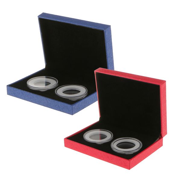 2pc fancy double coins holder display for 40mm commemorative coins box case
2pc fancy double coins holder display for 40mm commemorative coins box case