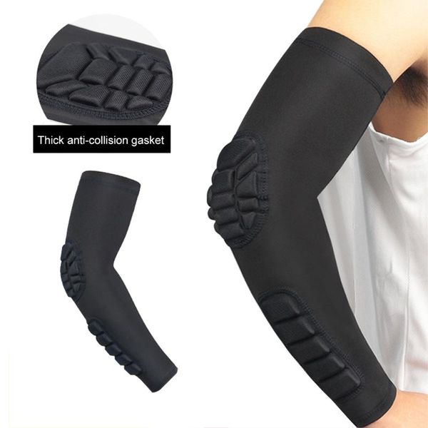 elbow sleeve padded compressed arm forearm guard sports shooter sleeves protective pads support for football basketball #40, Black;gray
elbow sleeve padded compressed arm forearm guard sports shooter sleeves protective pads support for football basketball #40, Black;gray