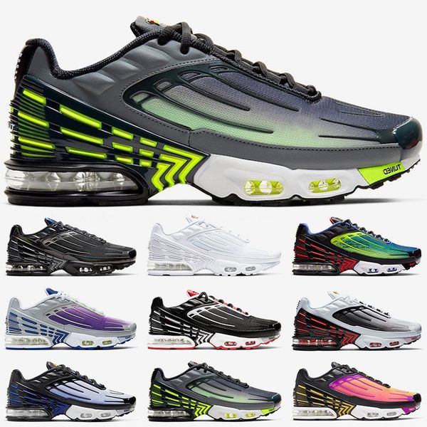 tn plus 3 men women running shoes mens trainers triple white black hyper violet purple nebula high outdoor sports sneakers, White;red
tn plus 3 men women running shoes mens trainers triple white black hyper violet purple nebula high outdoor sports sneakers, White;red