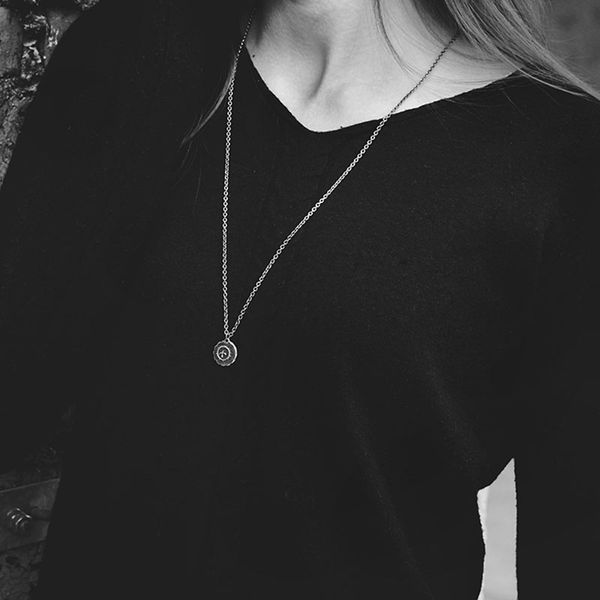 japanese and korean fashion brand gaoqiao sun flying eagle small gold cake personality men and women pendant necklace simple ret, Silver
japanese and korean fashion brand gaoqiao sun flying eagle small gold cake personality men and women pendant necklace simple ret, Silver