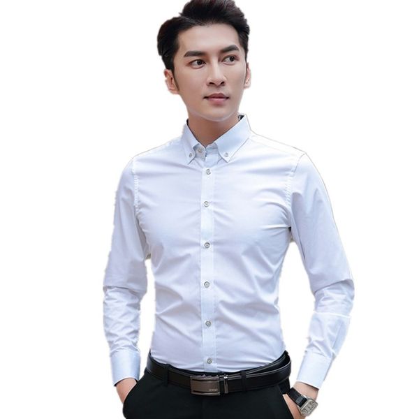 selling 2020 spring autumn new men shirts european american long-sleeved business casual slim shirts men trendy youth plus velvet, White;black
selling 2020 spring autumn new men shirts european american long-sleeved business casual slim shirts men trendy youth plus velvet, White;black