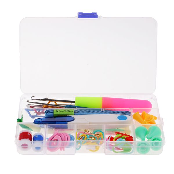 80 pieces knitting tools crochet needle accessories supplies with case knit knitting weaving kit, White
80 pieces knitting tools crochet needle accessories supplies with case knit knitting weaving kit, White
