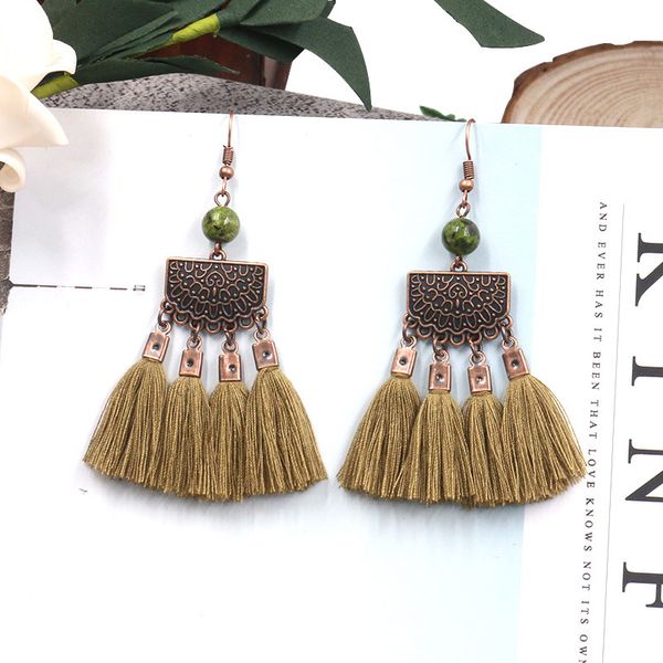 anqi wholesale vintage tassel earrings for women fashion popular earings natural stone accessories ladies holiday jewelry, Silver
anqi wholesale vintage tassel earrings for women fashion popular earings natural stone accessories ladies holiday jewelry, Silver